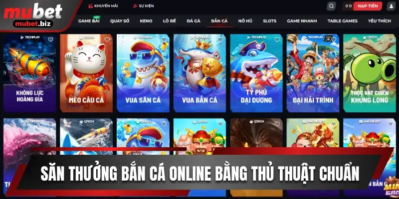bắn cá online mubet
