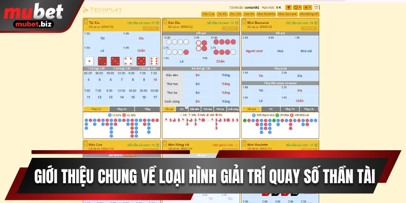 Giới thiệu chung về loại hình giải trí quay số Thần Tài 