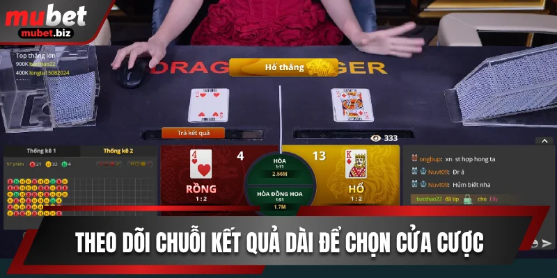 Theo dõi chuỗi kết quả dài để chọn cửa cược